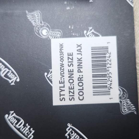 Y2K Von Dutch Jax Print bifold Zip Up wallet - Picture 2 of 5